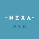 Nexa - Creative One Page PSD Template - ThemeForest Item for Sale