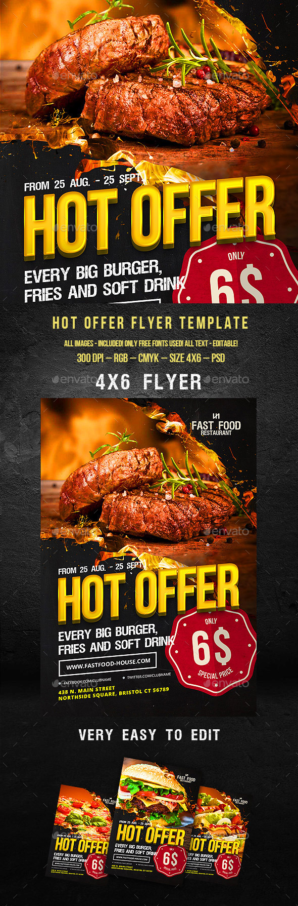 Restaurant Flyer Templates From Graphicriver