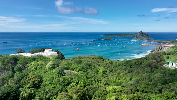 Archilepago of Fernando de Noronha islands at Pernambuco state Brazil.