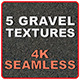 5 Gravel Textures -4K- Seamless - 3DOcean Item for Sale