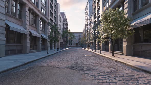  Empty city streets during a pandemic