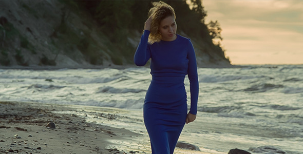 Girl in a Blue Dress alt