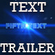 Text Trailer - VideoHive Item for Sale