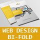Web Design Bi-Fold Brochure V1 - GraphicRiver Item for Sale