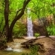 Beautiful Waterfall In Bright Green Forest - VideoHive Item for Sale