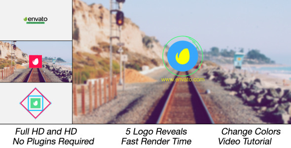 Simple Flat Logo Reveal Pack alt