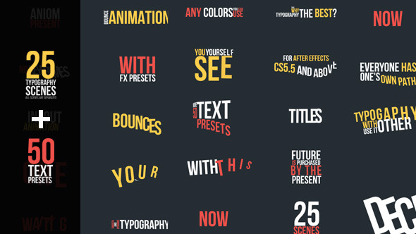 Bouncing Typography