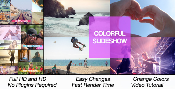 Simple Colorful Slideshow alt