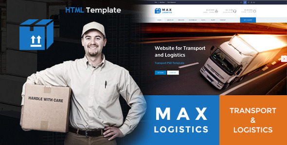 Max Logistics - Responsive HTML Template