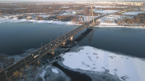 February 10 Ukraine Kiev South Bridge