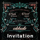 Modern Victorian Wedding Invitation I - GraphicRiver Item for Sale