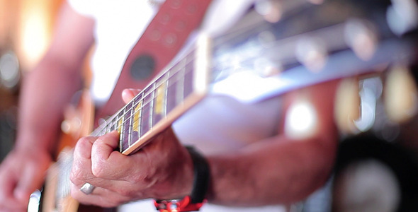 Playing The Guitar