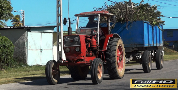 Farm Tractor Passing | Full HD