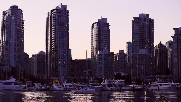 City Skyline At Sunset 3