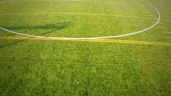 Aerial Footage Of A Outdoor Football Field 1