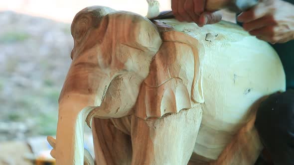 Hand Of Carver Carving Wood 5