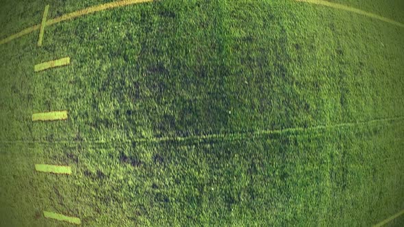 Aerial Footage Of A Outdoor Football Field 3