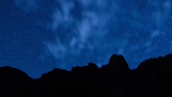 Time Lapse Of Night Sky And Stars 2