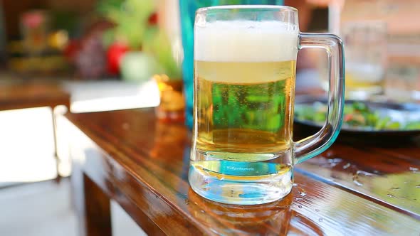 Beer Poured In Glass 2 alt