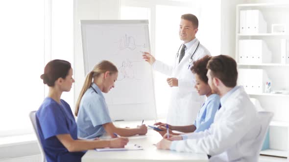 Group Of Doctors On Presentation At Hospital 2
