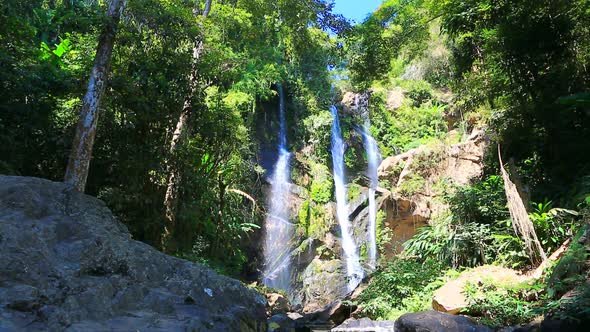 Waterfall In Lamphun Thailand 1