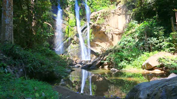 Waterfall In Lamphun Thailand 2