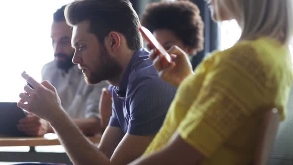 Business Team With Smartphones And Tablet Pc 17