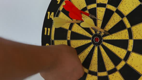 Darts Arrows In The Target 4