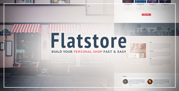 Flatstore - eCommerce Muse Template for Online Shop