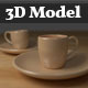 Cup & Saucer - 3DOcean Item for Sale