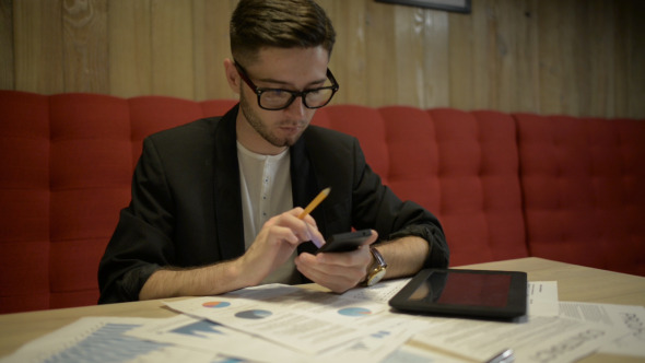 Man Using Smartphone alt