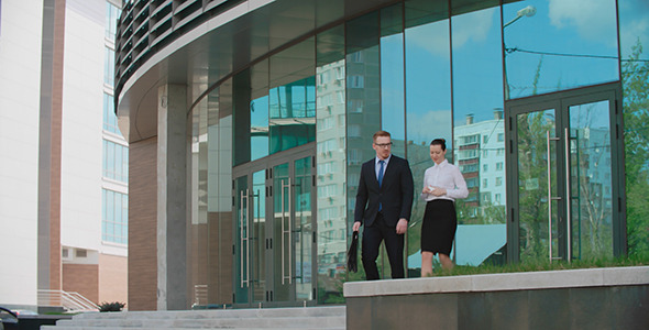 Walking to Lunch Together alt