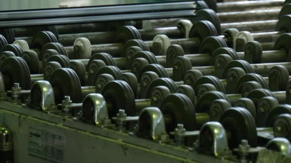 Glass Sheets Are Put to The Machine