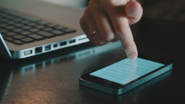 Using Smartphone Touchscreen 