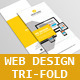 Web Design Tri-Fold Brochure V1 - GraphicRiver Item for Sale