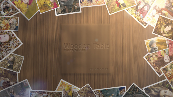 Wooden Table Photo Gallery alt
