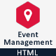 Event Management HTML Template with RTL version - ThemeForest Item for Sale