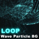 Wave Particle Background Aqua - VideoHive Item for Sale