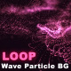 Wave Particle Background Fuchsia - VideoHive Item for Sale