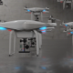 Group of Small UAV Drones Taking Off - VideoHive Item for Sale