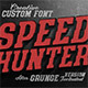 SpeedHunter Custom Font - GraphicRiver Item for Sale