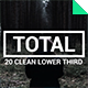 Total - Clean Lower Third - VideoHive Item for Sale