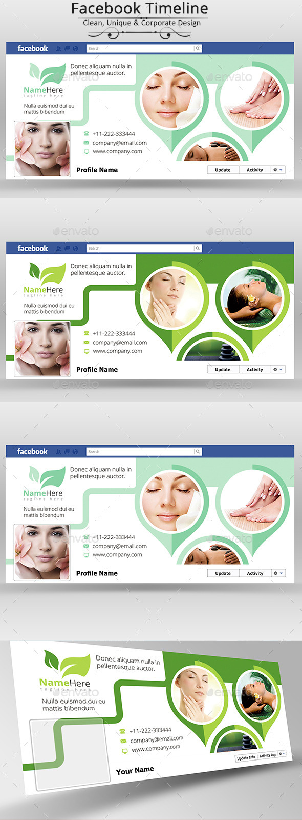 Beauty & Spa Facebook Cover Page