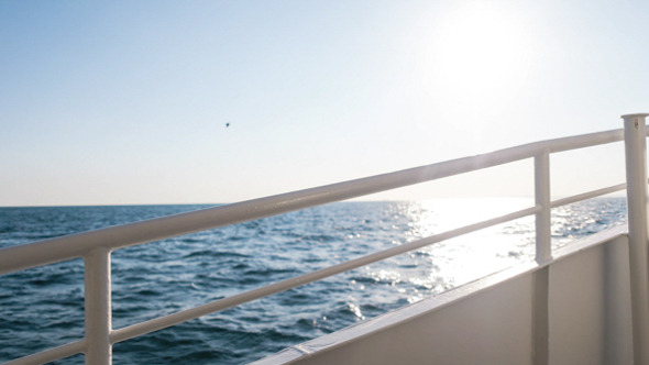 A View Over the Deck of the Boat