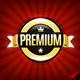 6 Gold Premium Quality Badges - GraphicRiver Item for Sale