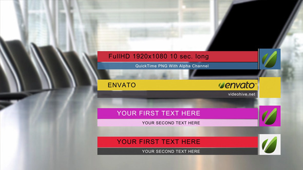 Minimalistic Lower Third