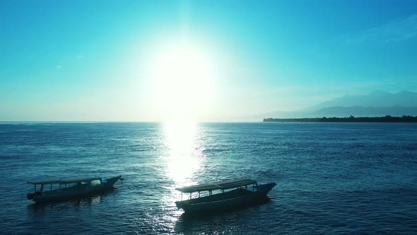 Long Tail Boats On Tropical Beach, Phi Phi Islands, Thailand