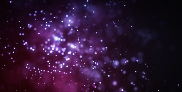 Jumping Purple Particles