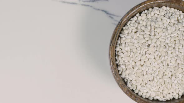 Barley Seeds in a Bowl