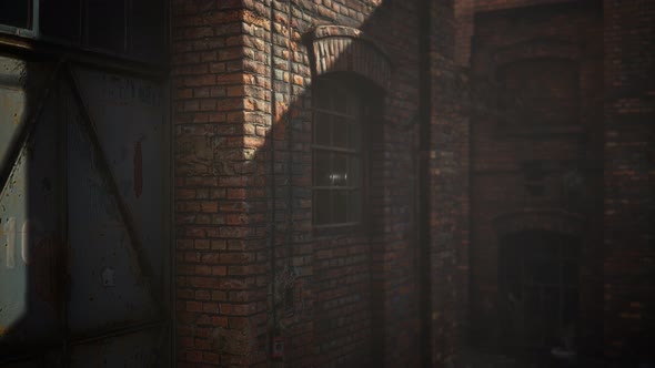 Abandoned Factory Empty Because of the Coronavirus Covid-19 Epidemic alt